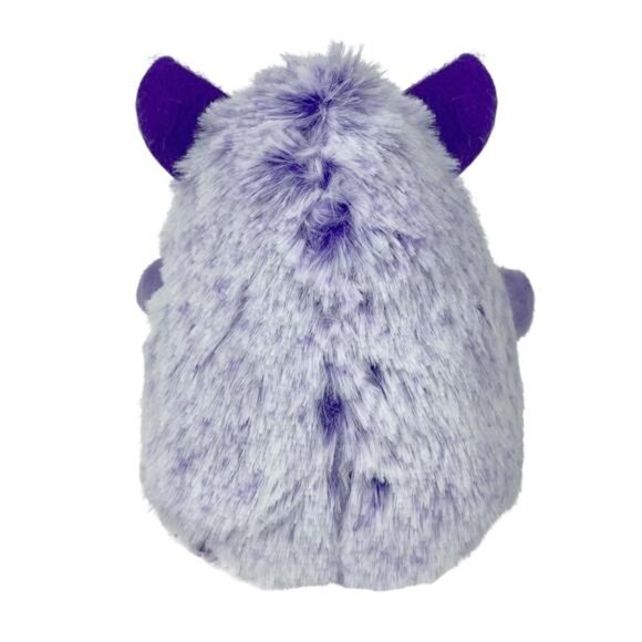 (3 pack) Multipet Mini Pet Plush Hedgehog Small Dog Toy with Squeaker, Purple - Picture 3 of 7